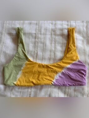 L*Space Lizzie Bikini Top NWOT Tie-Dye | Women’s M